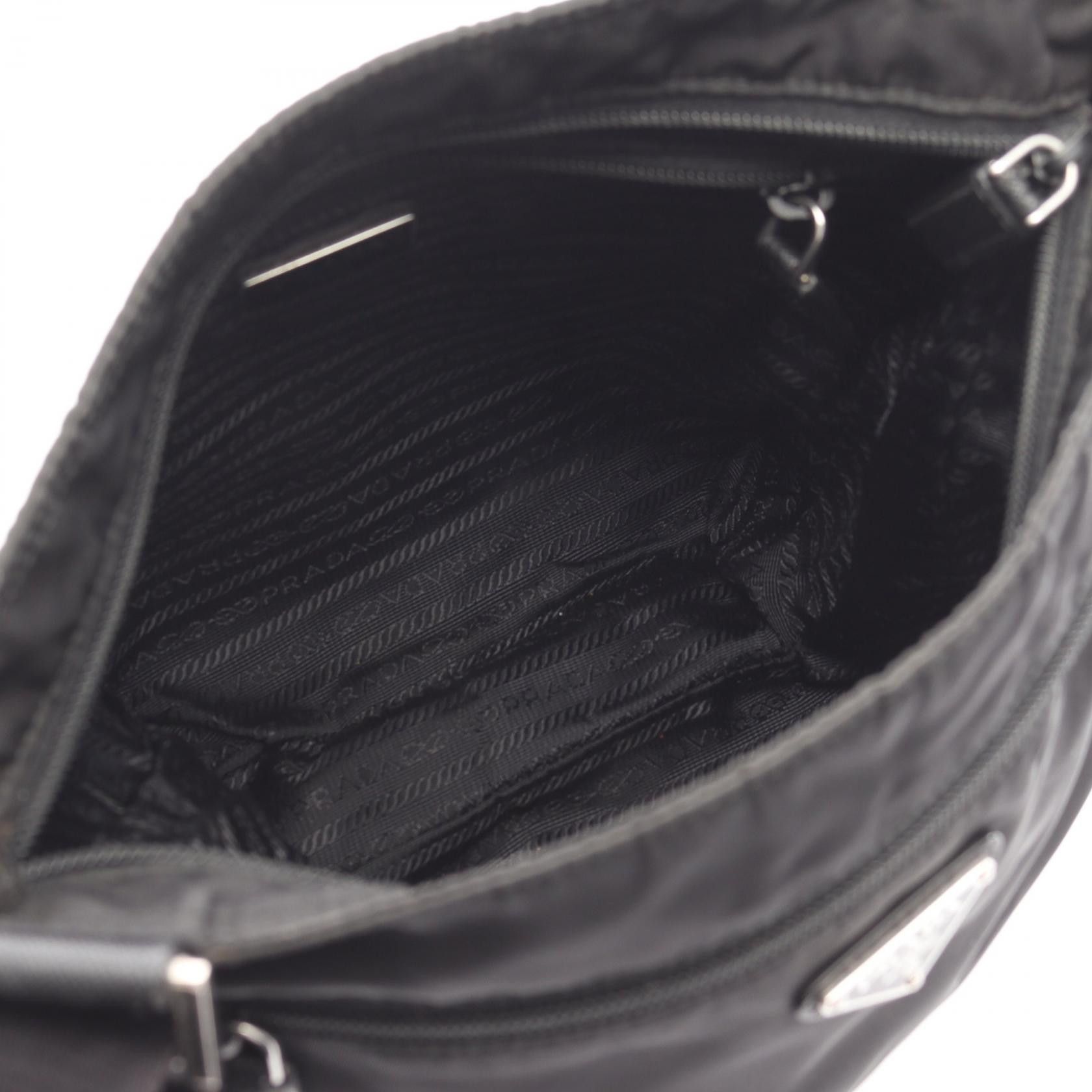 Prada Prada Prada Nylon Saffiano Leather Shoulder Bag Leather Shoulder Bag DUTY FREE for USA Size ONE SIZE - 3 Thumbnail