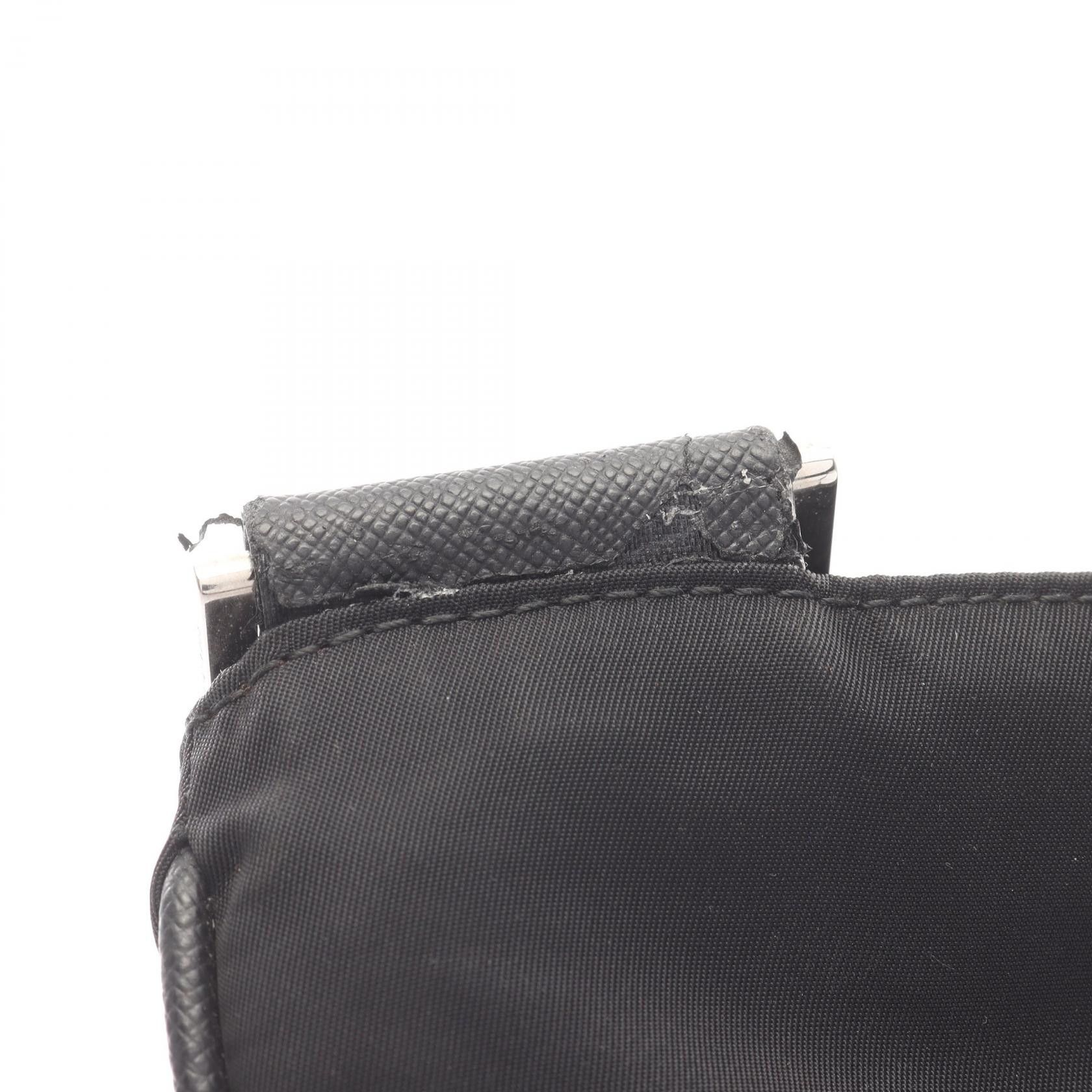 Prada Prada Prada Nylon Saffiano Leather Shoulder Bag Leather Shoulder Bag DUTY FREE for USA Size ONE SIZE - 5 Thumbnail
