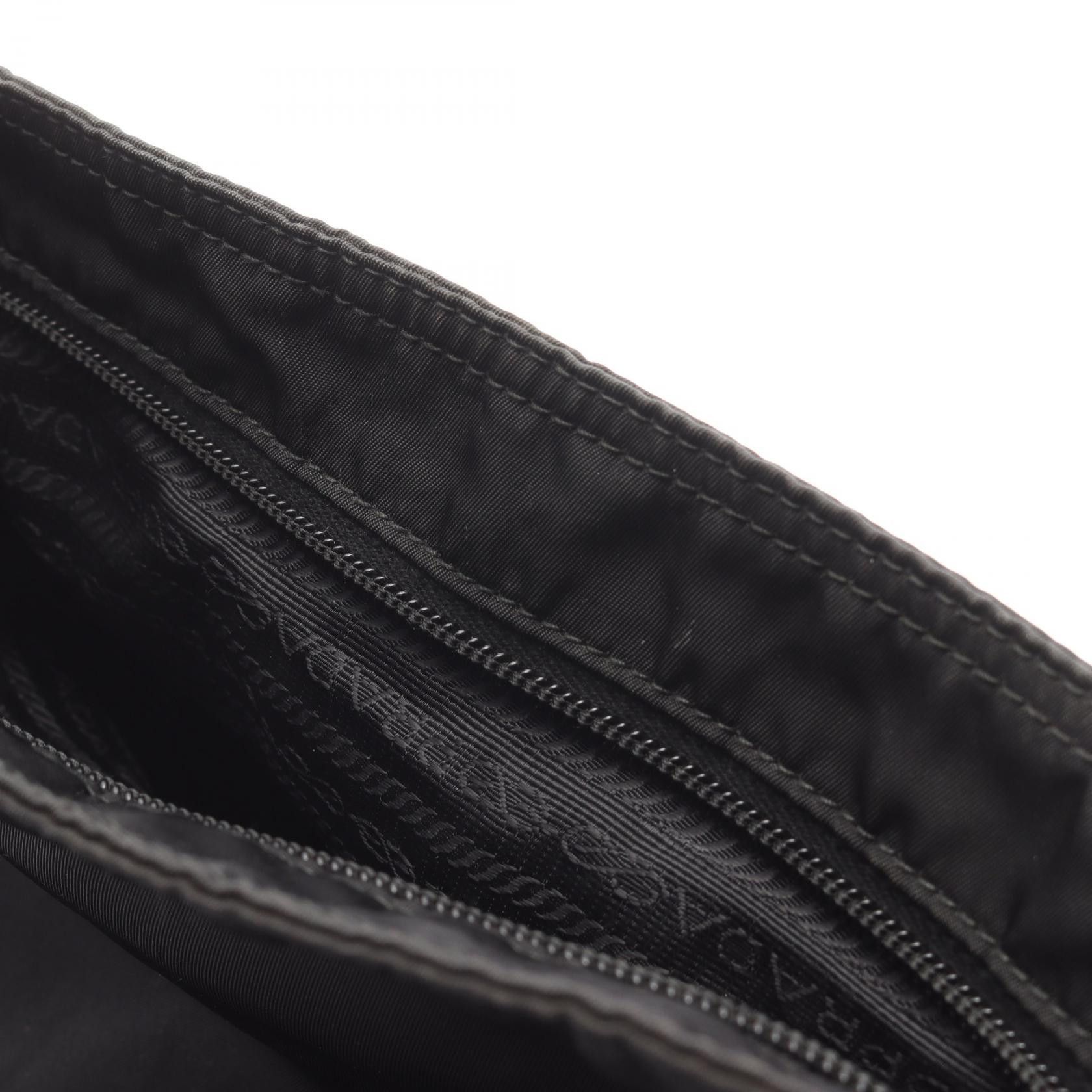 Prada Prada Prada Nylon Saffiano Leather Shoulder Bag Leather Shoulder Bag DUTY FREE for USA Size ONE SIZE - 9 Thumbnail