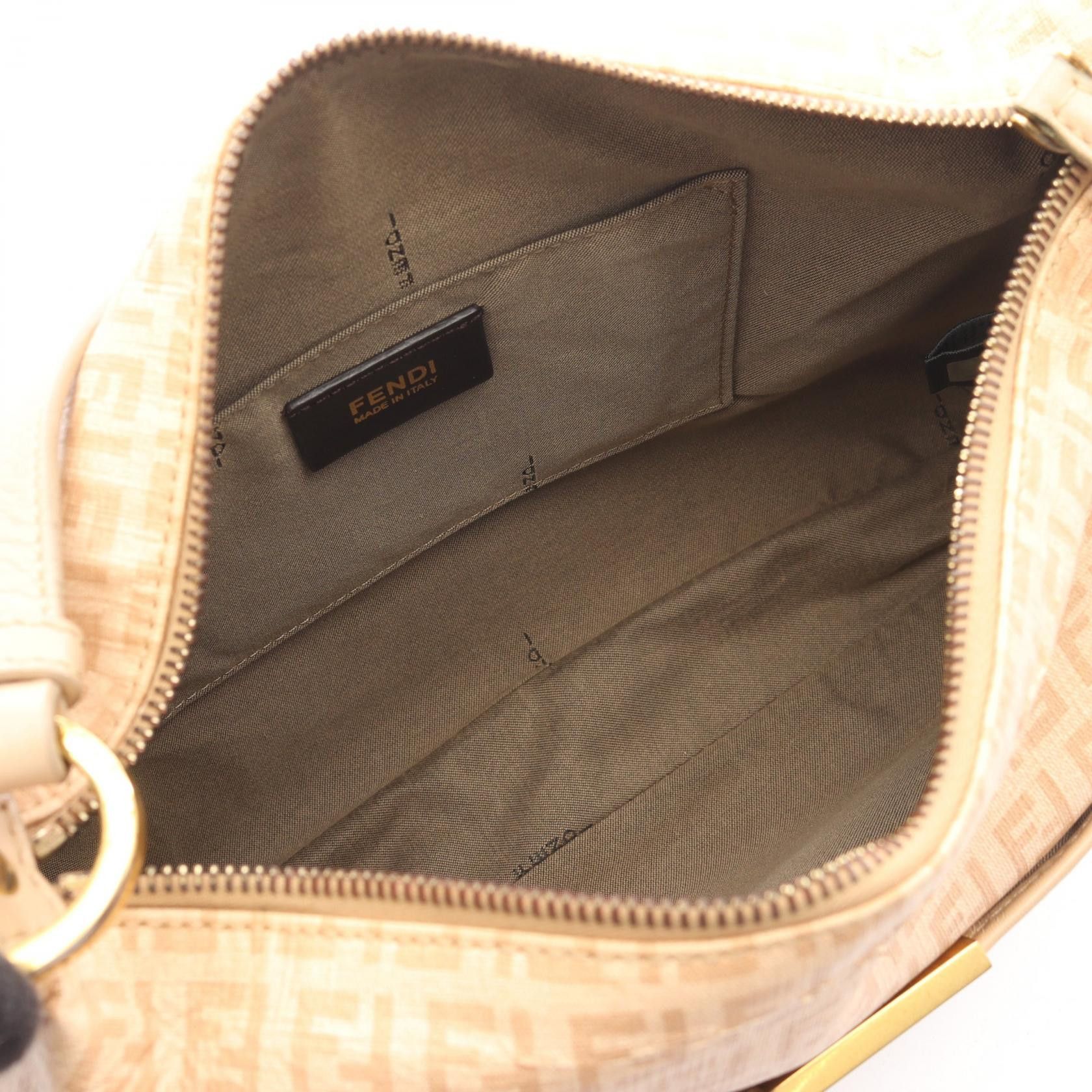 Fendi Fendi Fendi Zucchino Coated Canvas Shoulder Bag Plastic / Synthetic Shoulder Bag 8BT206 DUTY FREE for USA Size ONE SIZE - 3 Thumbnail