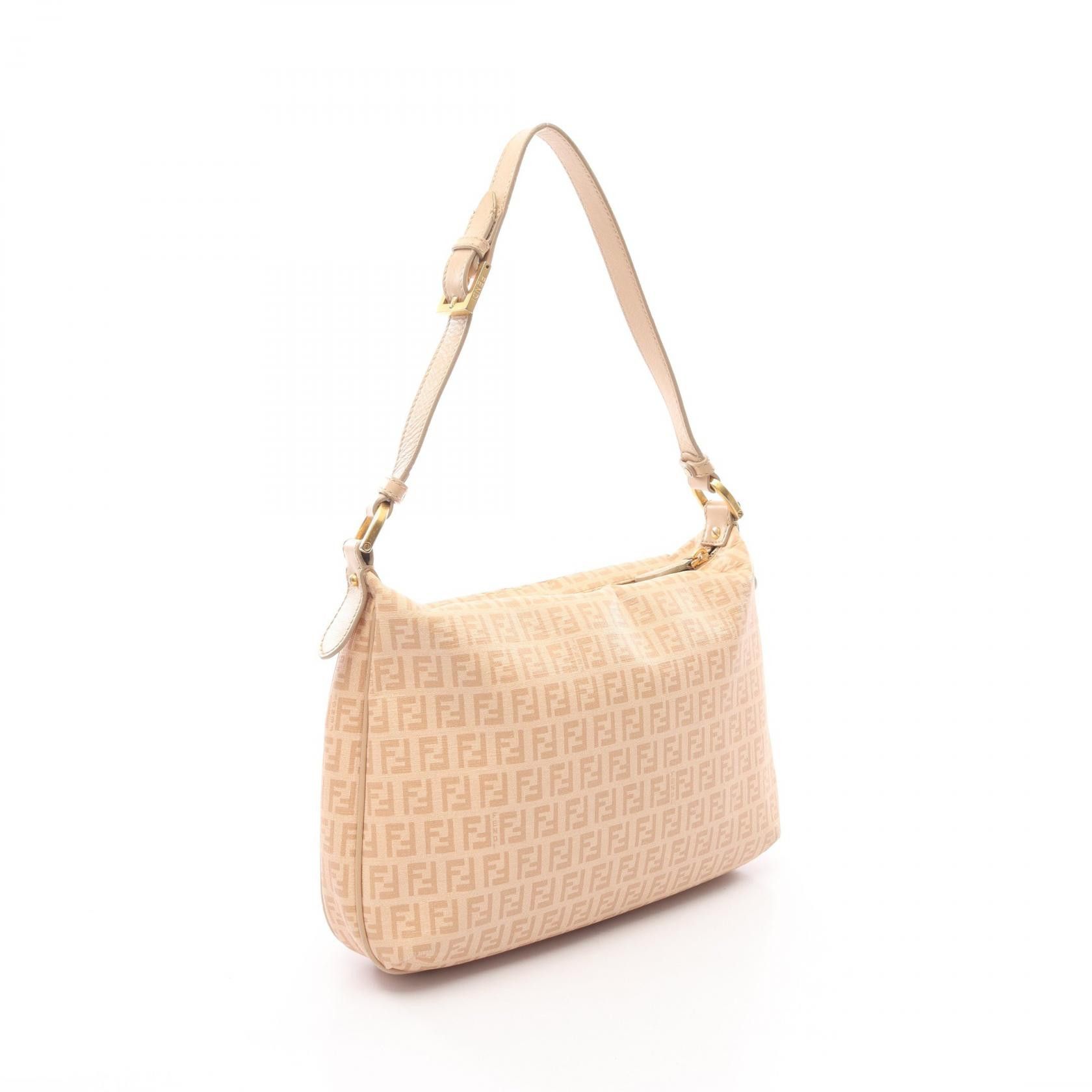 Fendi Fendi Fendi Zucchino Coated Canvas Shoulder Bag Plastic / Synthetic Shoulder Bag 8BT206 DUTY FREE for USA Size ONE SIZE - 2 Thumbnail