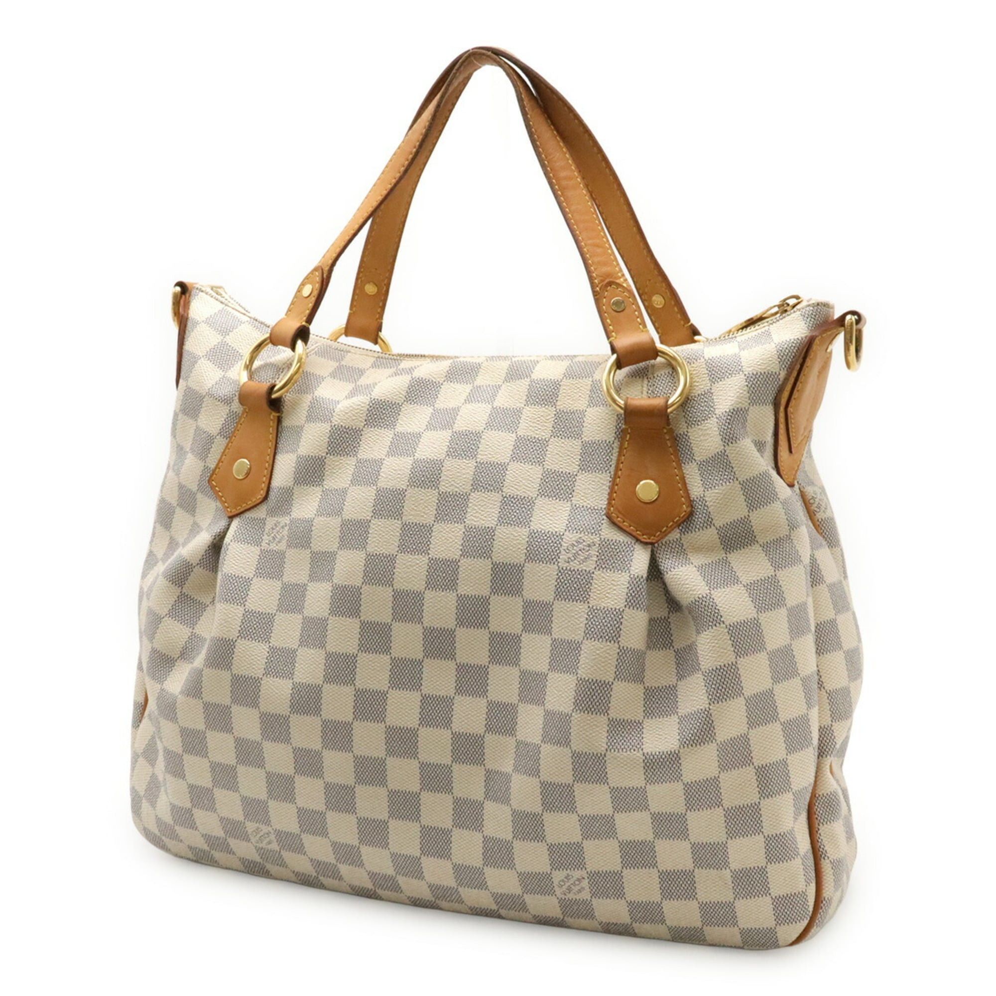 Louis Vuitton LOUIS VUITTON Damier Azur Evora MM Tote Bag, Handbag, Shoulder Bag N41133 Size ONE SIZE - 3 Thumbnail