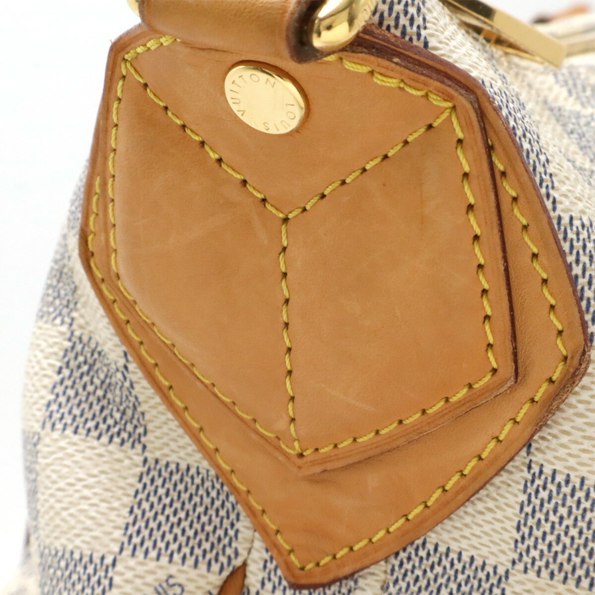 Louis Vuitton LOUIS VUITTON Damier Azur Evora MM Tote Bag, Handbag, Shoulder Bag N41133 Size ONE SIZE - 5 Thumbnail