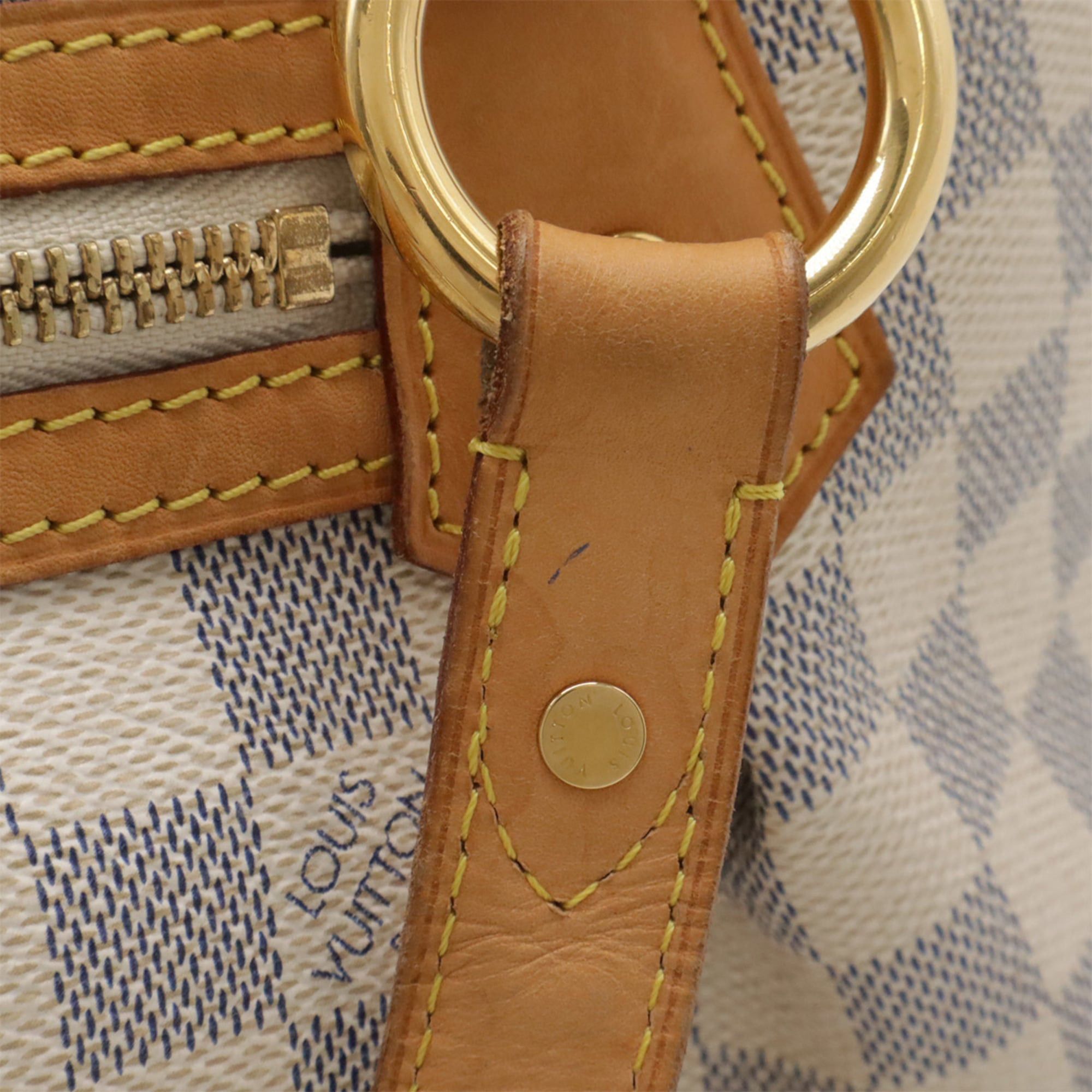 Louis Vuitton LOUIS VUITTON Damier Azur Evora MM Tote Bag, Handbag, Shoulder Bag N41133 Size ONE SIZE - 7 Thumbnail
