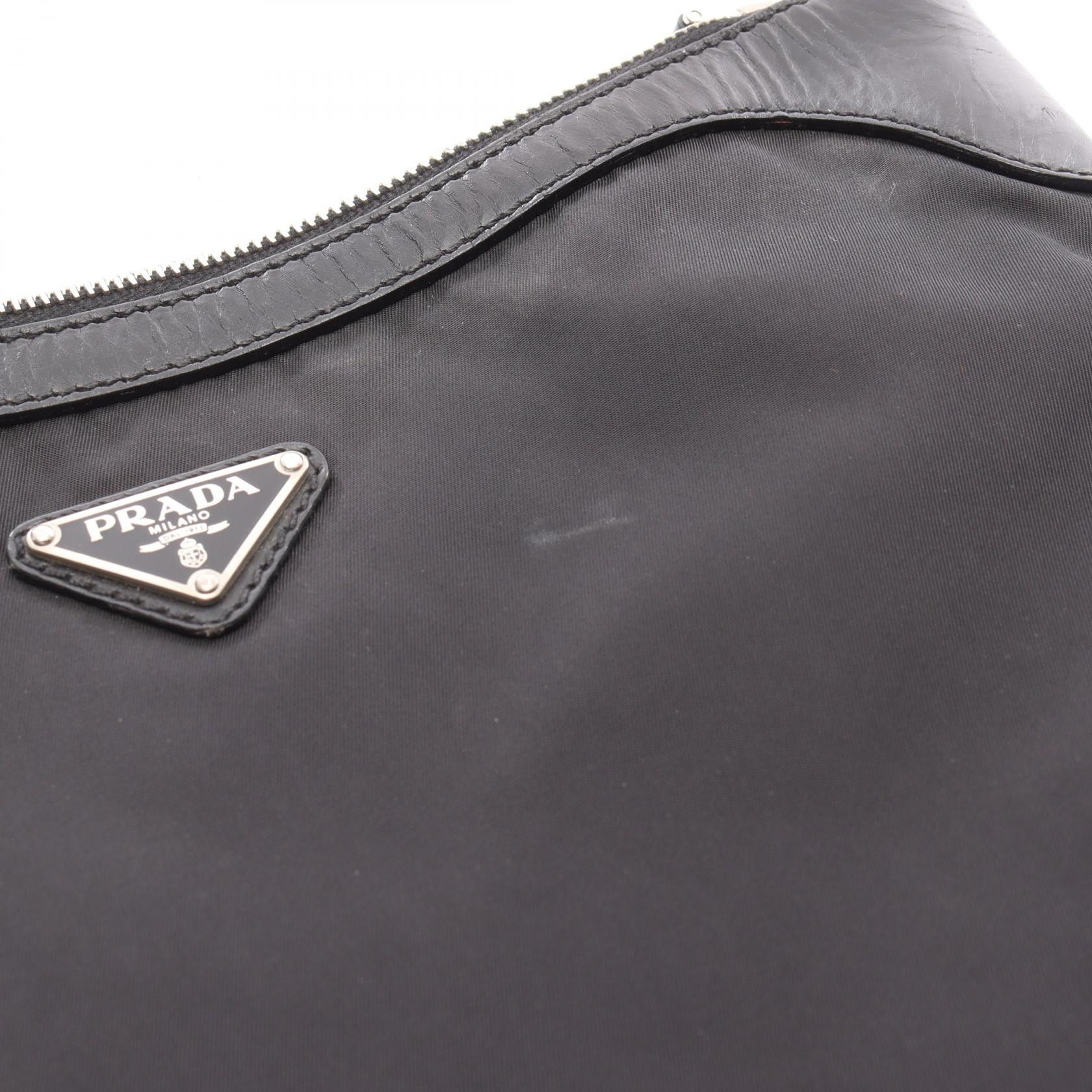 Prada Prada Prada Nylon Leather Shoulder Bag Textile Shoulder Bag DUTY FREE for USA Size ONE SIZE - 8 Thumbnail