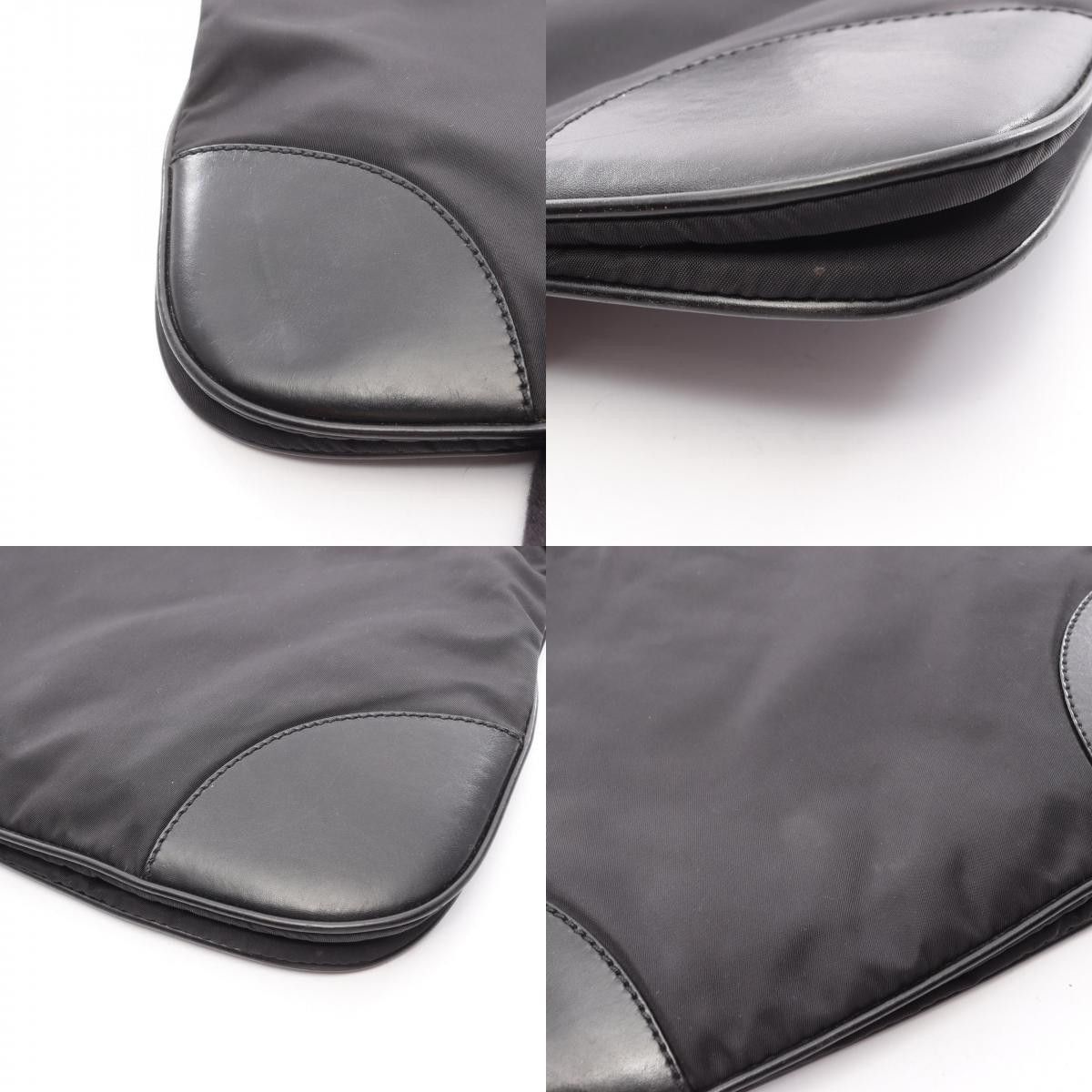 Prada Prada Prada Nylon Leather Shoulder Bag Textile Shoulder Bag DUTY FREE for USA Size ONE SIZE - 9 Thumbnail