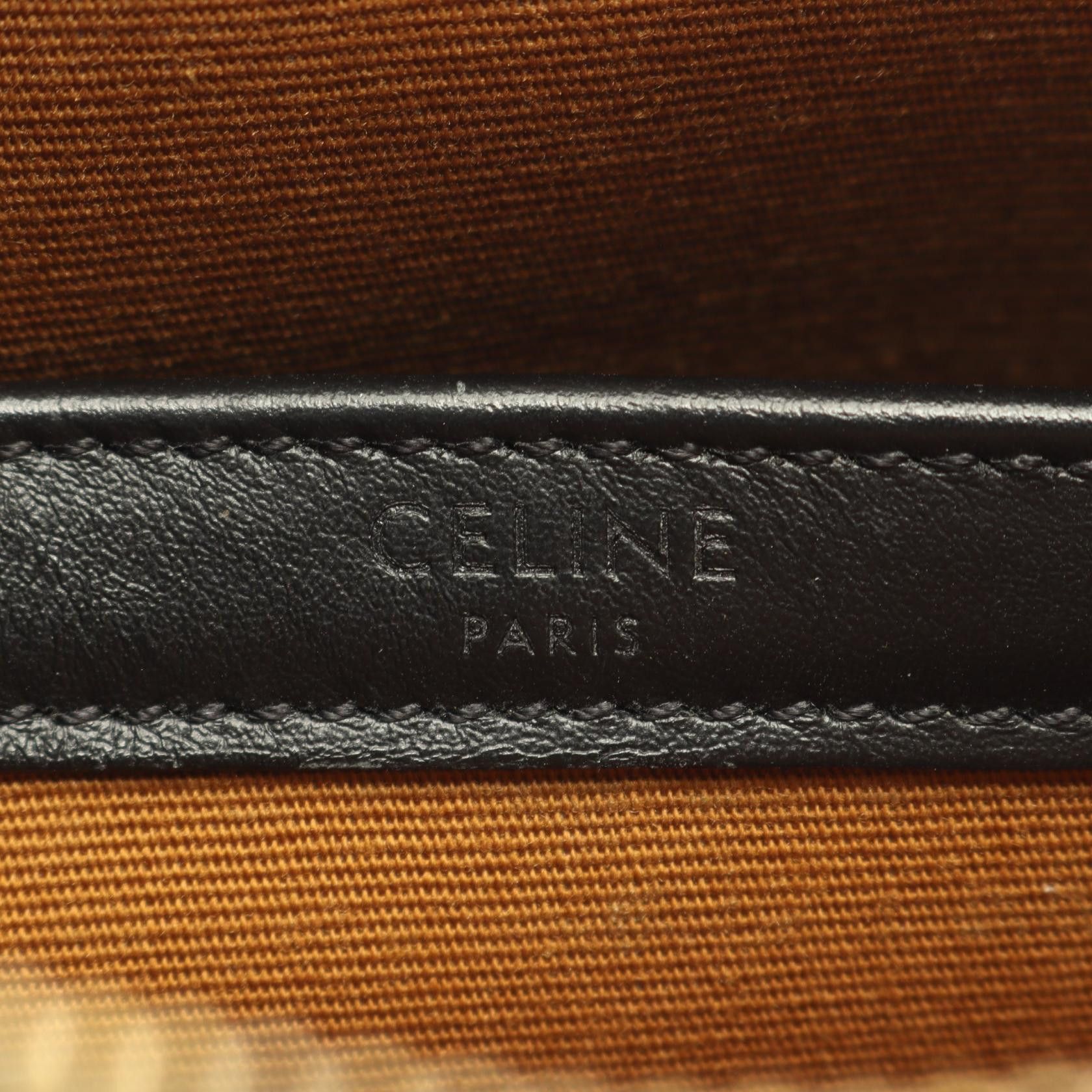 Celine Celine CELINE Triomphe Medium Messenger Coated Canvas Shoulder Bag Plastic / Synthetic Shoulder Bag 194502CIM38OG DUTY FREE for USA Size ONE SIZE - 4 Thumbnail