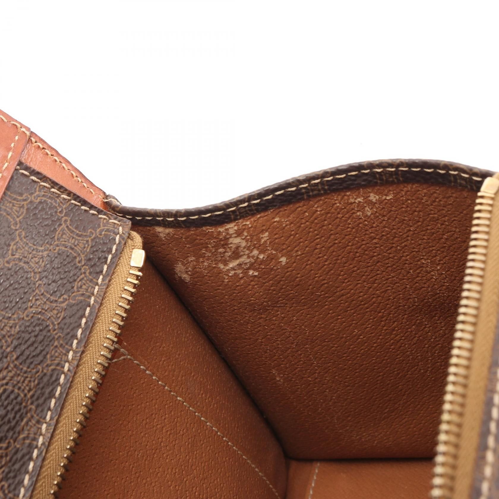 Celine Celine CELINE PVC Coated Canvas Leather Handbag Textile Handbag DUTY FREE for USA Size ONE SIZE - 5 Thumbnail