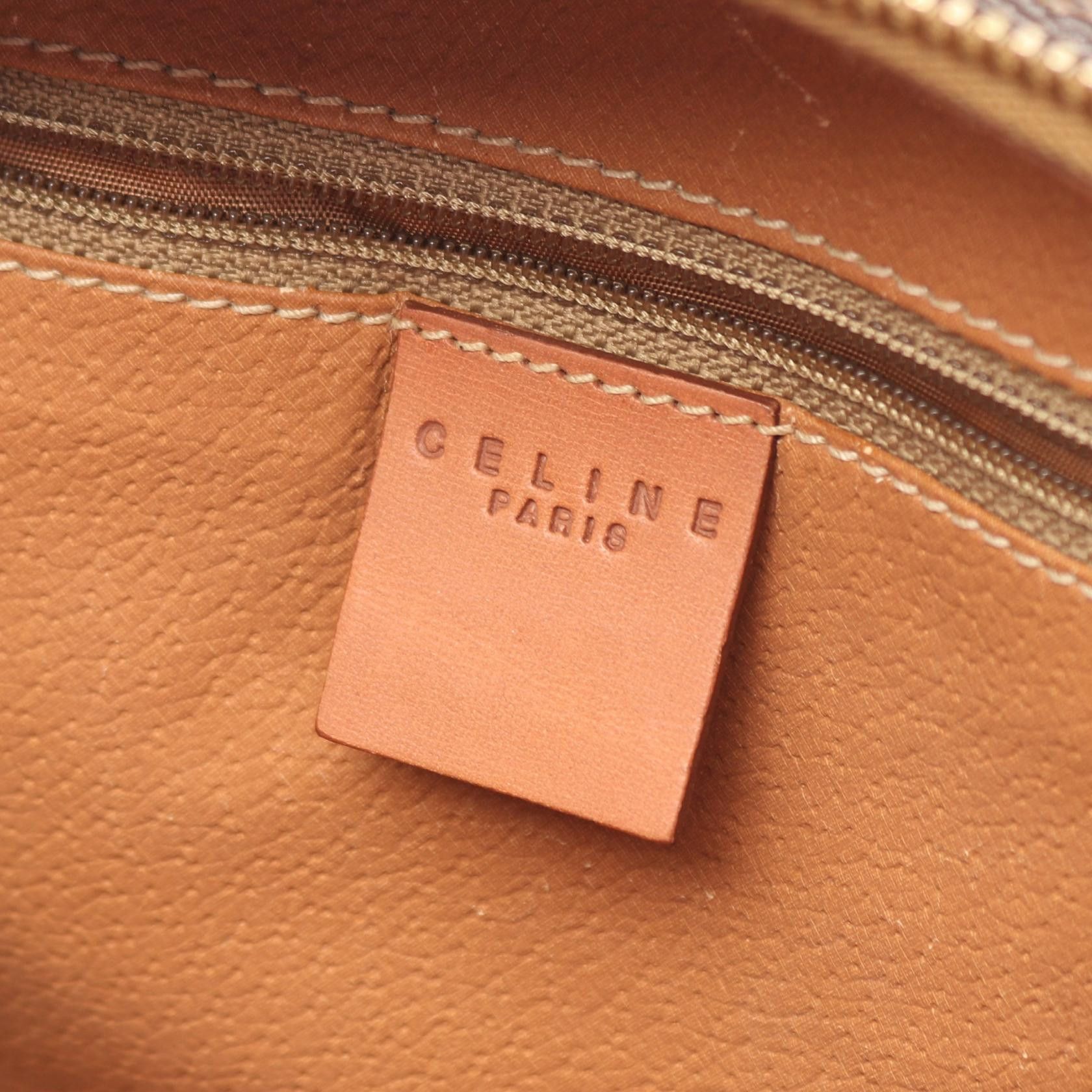 Celine Celine CELINE PVC Coated Canvas Leather Handbag Textile Handbag DUTY FREE for USA Size ONE SIZE - 4 Thumbnail