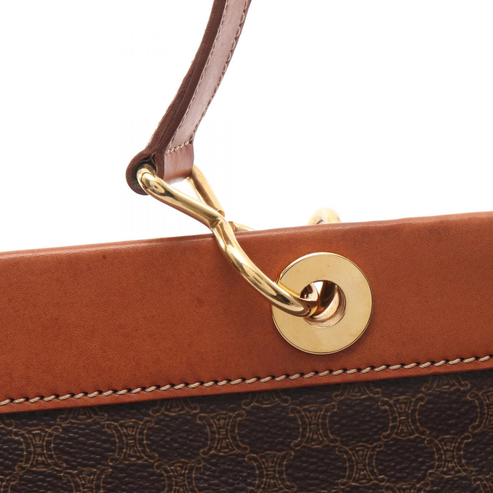 Celine Celine CELINE PVC Coated Canvas Leather Handbag Textile Handbag DUTY FREE for USA Size ONE SIZE - 7 Thumbnail