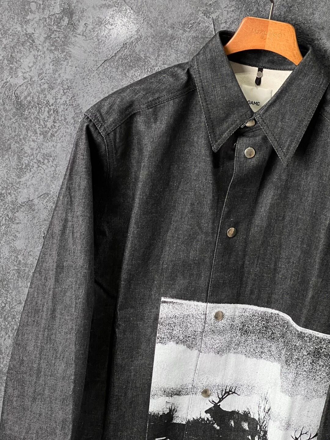 OAMC OAMC Denim Printed Shirt m Men Size US M / EU 48-50 / 2 - 4 Thumbnail