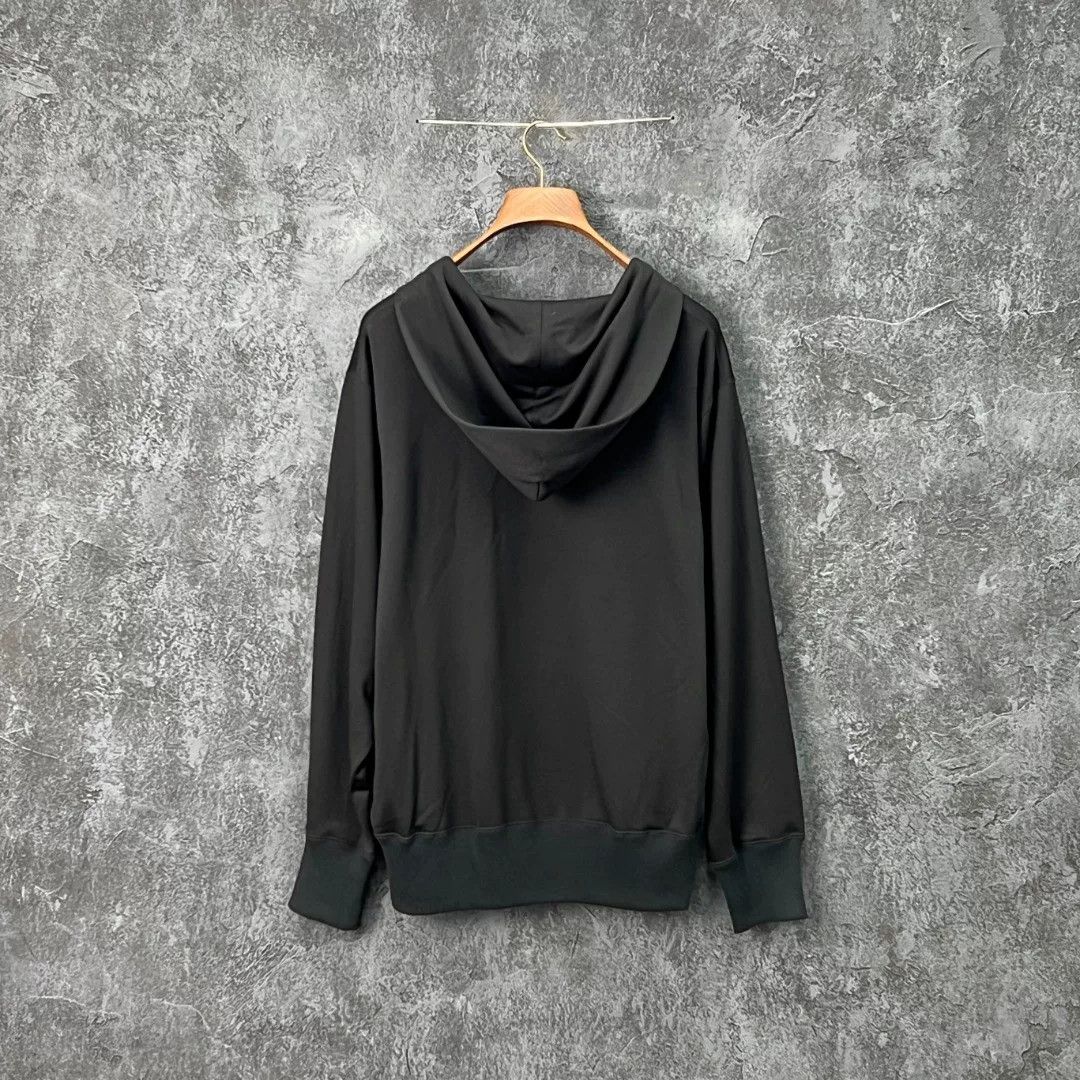 Yohji Yamamoto Yohji Yamamoto Black Hoodie m Men Size US M / EU 48-50 / 2 - 2 Thumbnail