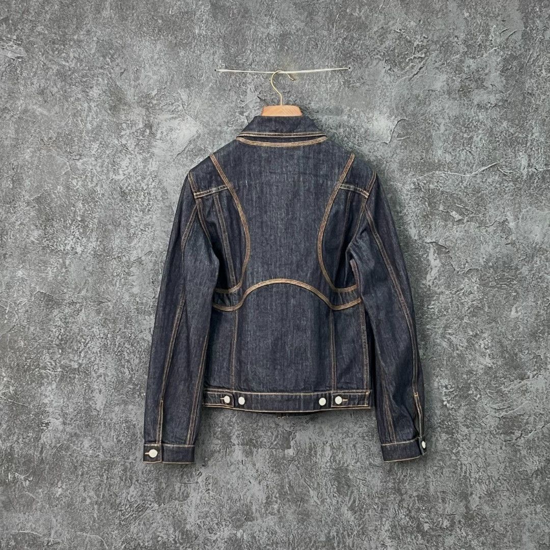 Alexander McQueen Alexander McQueen Denim Cotton Blue Light Jacket m Men Size US M / EU 48-50 / 2 - 2 Thumbnail