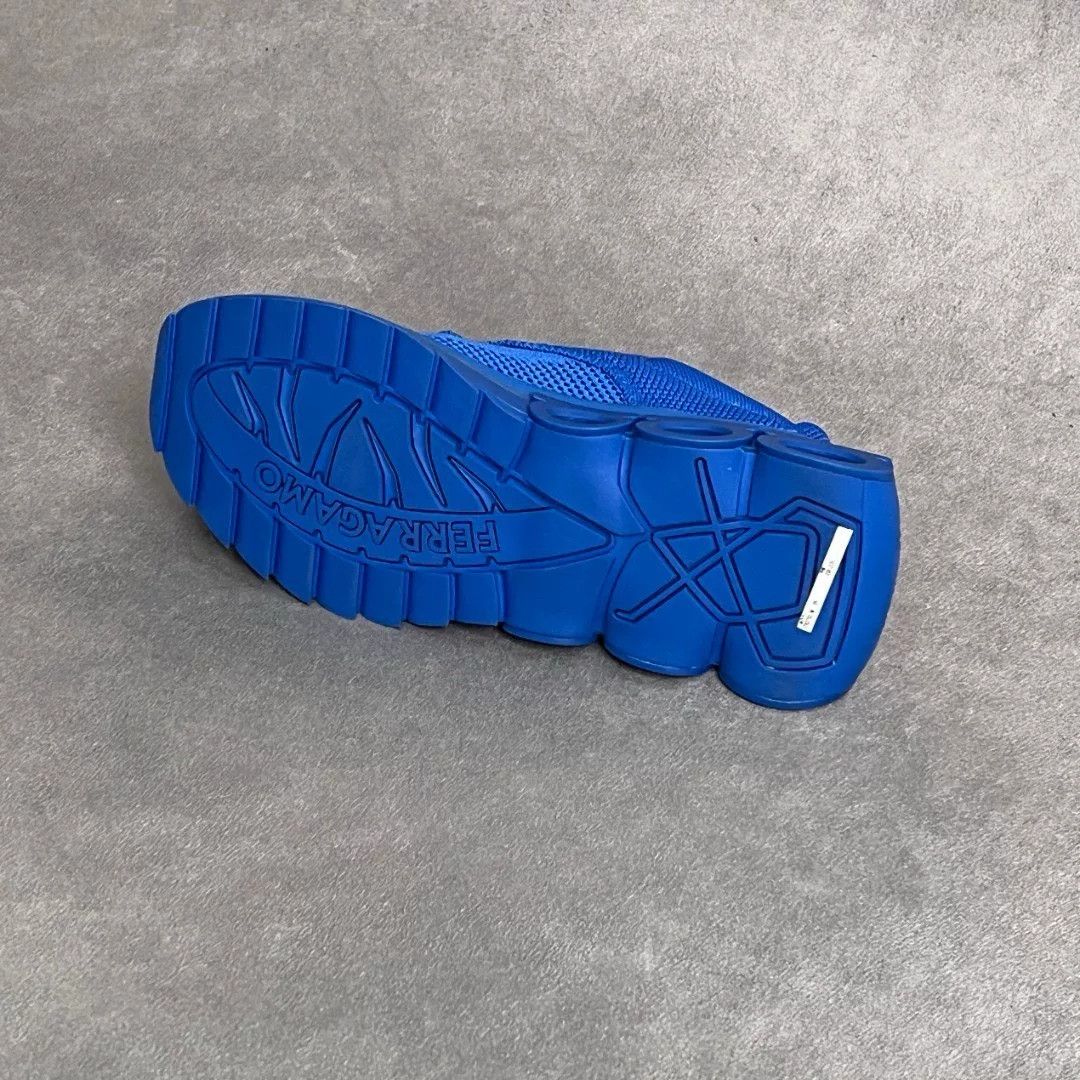Salvatore Ferragamo Salvatore Ferragamo Breathable Blue Lowtop Sneakers 8 Men Size US 8 / EU 41 - 6 Thumbnail