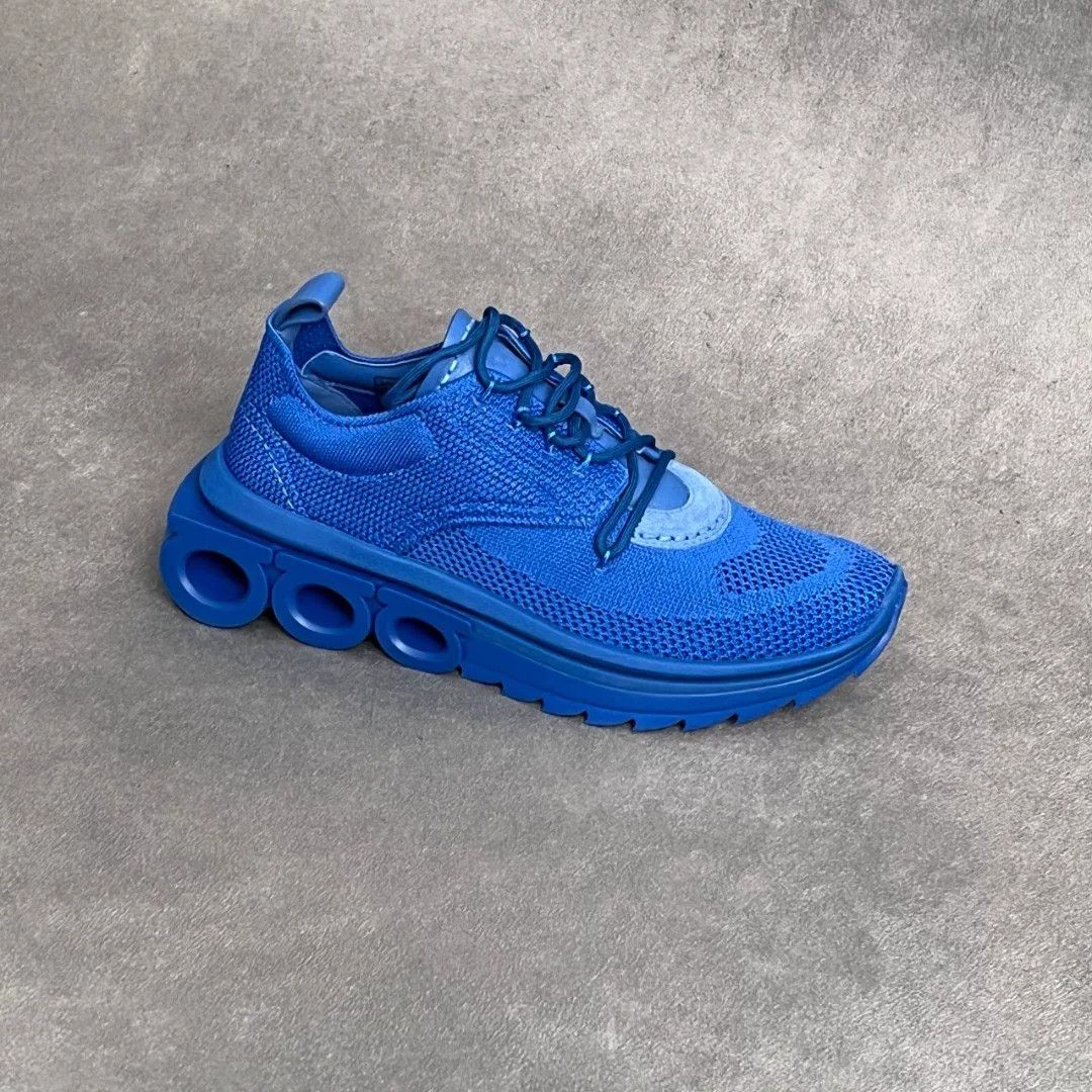 Salvatore Ferragamo Salvatore Ferragamo Breathable Blue Lowtop Sneakers 8 Men Size US 8 / EU 41 - 4 Thumbnail