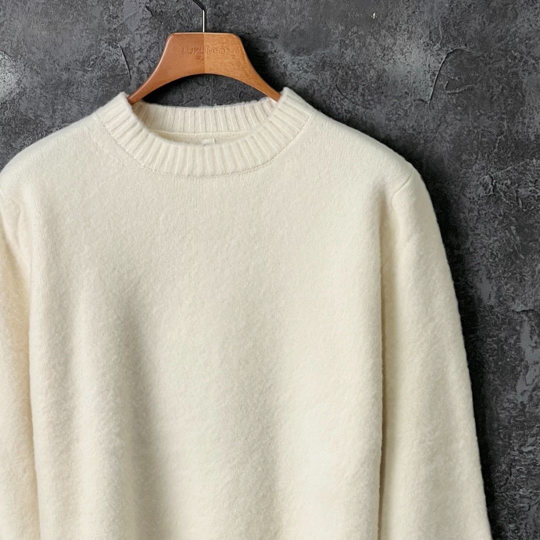 OAMC OAMC Wool White Sweater s Men Size US S / EU 44-46 / 1 - 3 Thumbnail