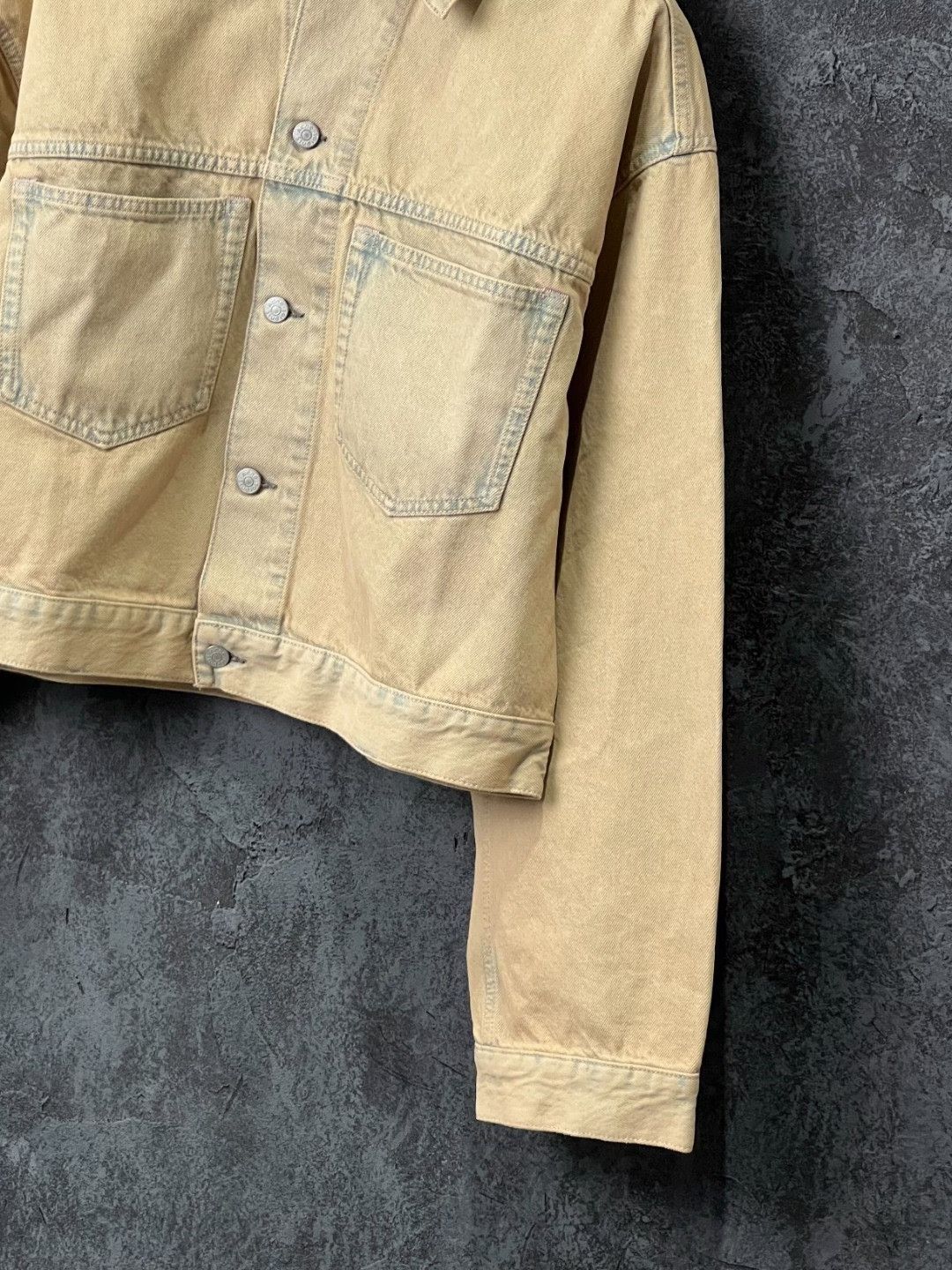 Acne Studios Acne Studios Denim Cotton Beige Jacket XS Women Size XS / US 0-2 / IT 36-38 - 6 Thumbnail