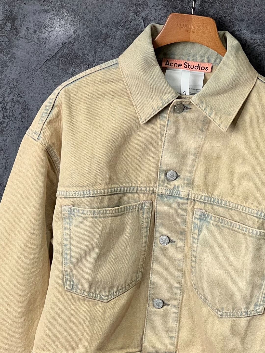 Acne Studios Acne Studios Denim Cotton Beige Jacket XS Women Size XS / US 0-2 / IT 36-38 - 4 Thumbnail