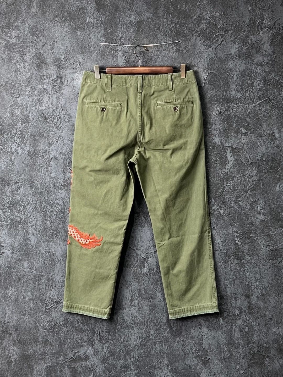 Gucci Gucci Casual Embroidered Casual Pants 32 Men Size US 32 / EU 48 - 2 Thumbnail