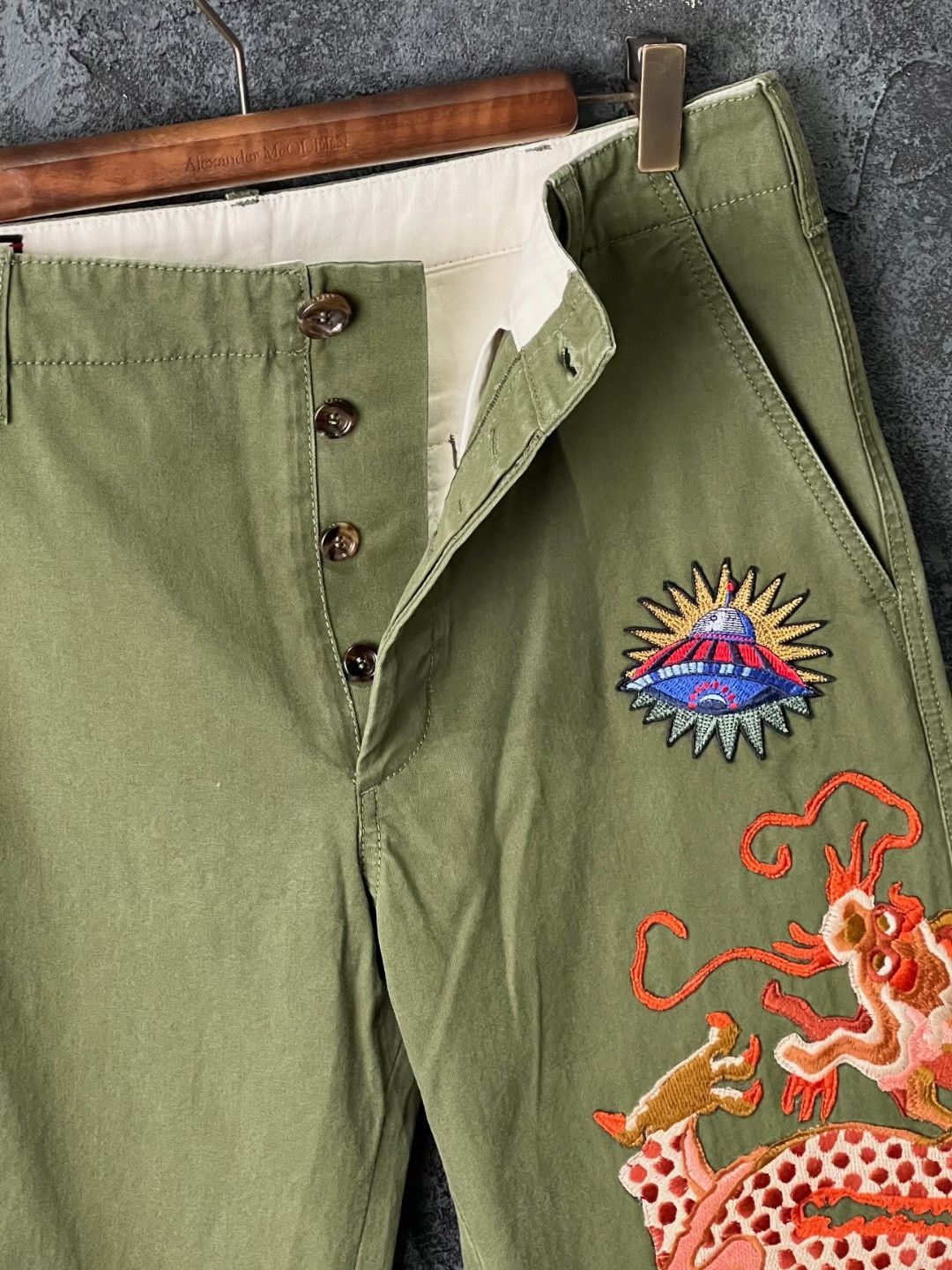 Gucci Gucci Casual Embroidered Casual Pants 32 Men Size US 32 / EU 48 - 4 Thumbnail