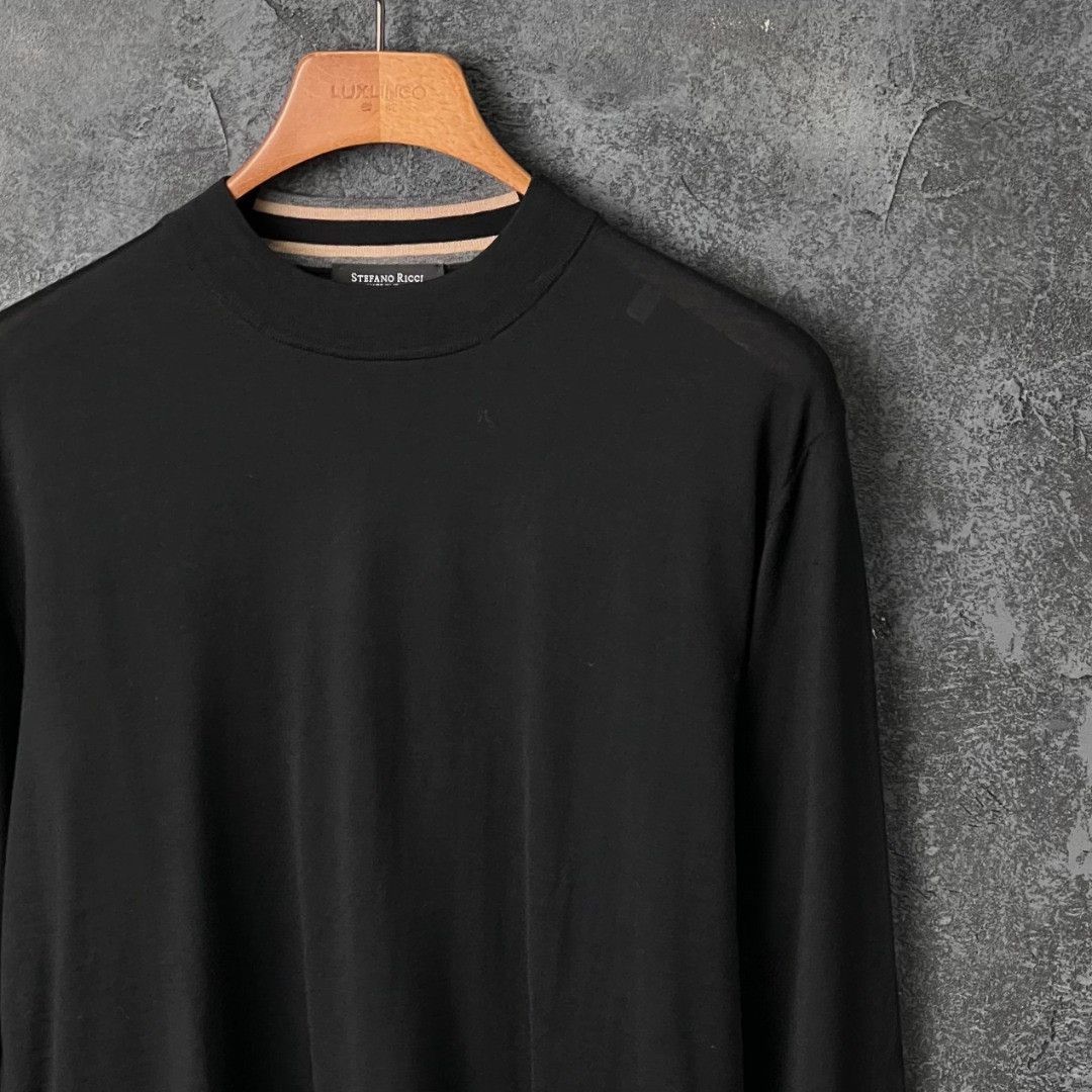 Stefano Ricci Stefano Ricci Knit Black Sweater m Men Size US M / EU 48-50 / 2 - 3 Thumbnail