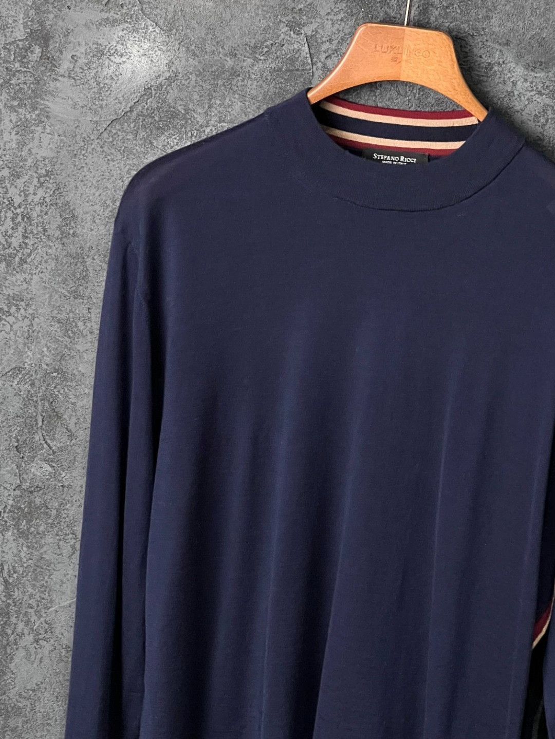 Stefano Ricci Stefano Ricci Knit Blue Sweater m Men Size US M / EU 48-50 / 2 - 4 Thumbnail