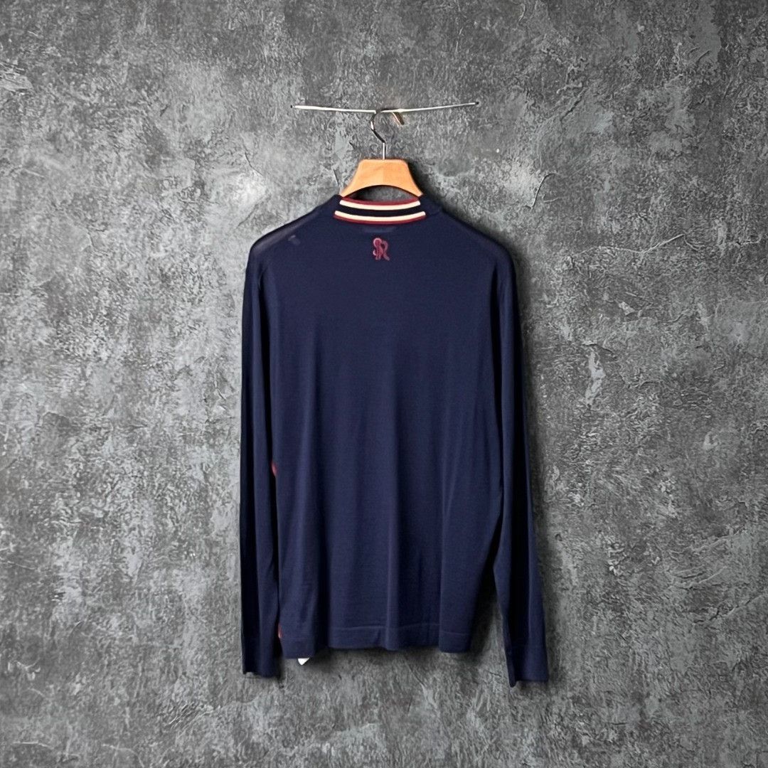 Stefano Ricci Stefano Ricci Knit Blue Sweater m Men Size US M / EU 48-50 / 2 - 2 Thumbnail