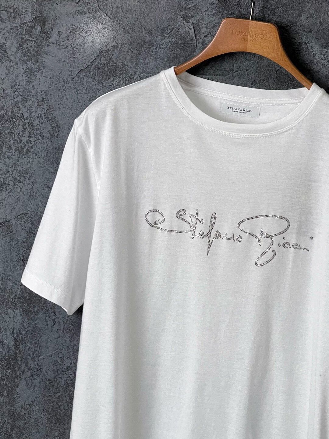 Stefano Ricci Stefano Ricci White T-Shirt l Men Size US L / EU 52-54 / 3 - 4 Thumbnail
