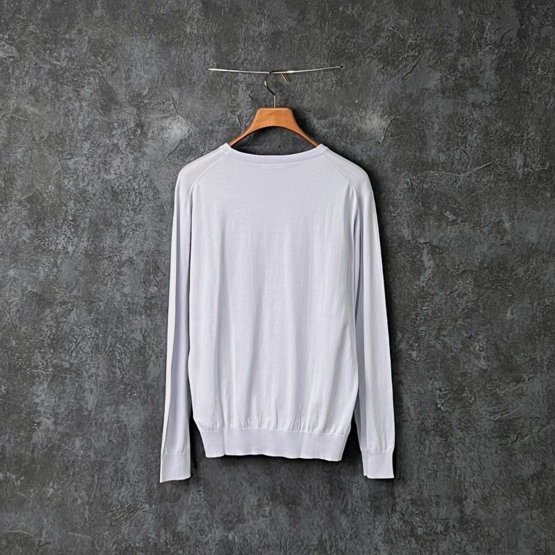 Stefano Ricci Stefano Ricci Knit Cotton Purple Sweater l Men Size US L / EU 52-54 / 3 - 2 Thumbnail