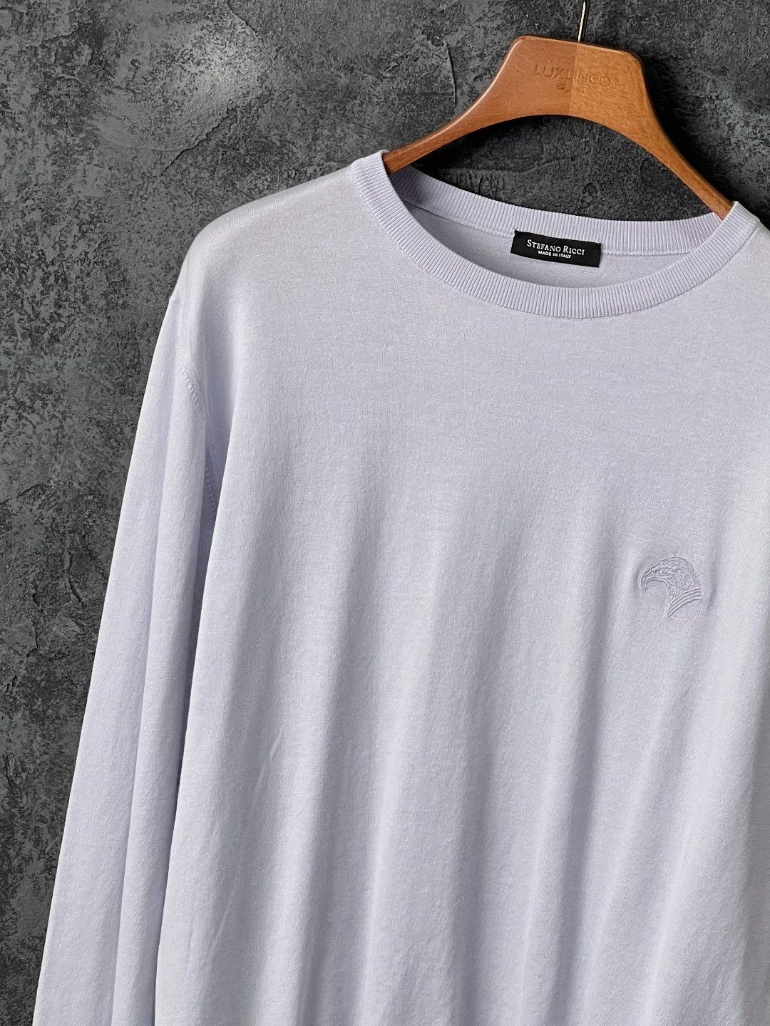 Stefano Ricci Stefano Ricci Knit Cotton Purple Sweater l Men Size US L / EU 52-54 / 3 - 4 Thumbnail
