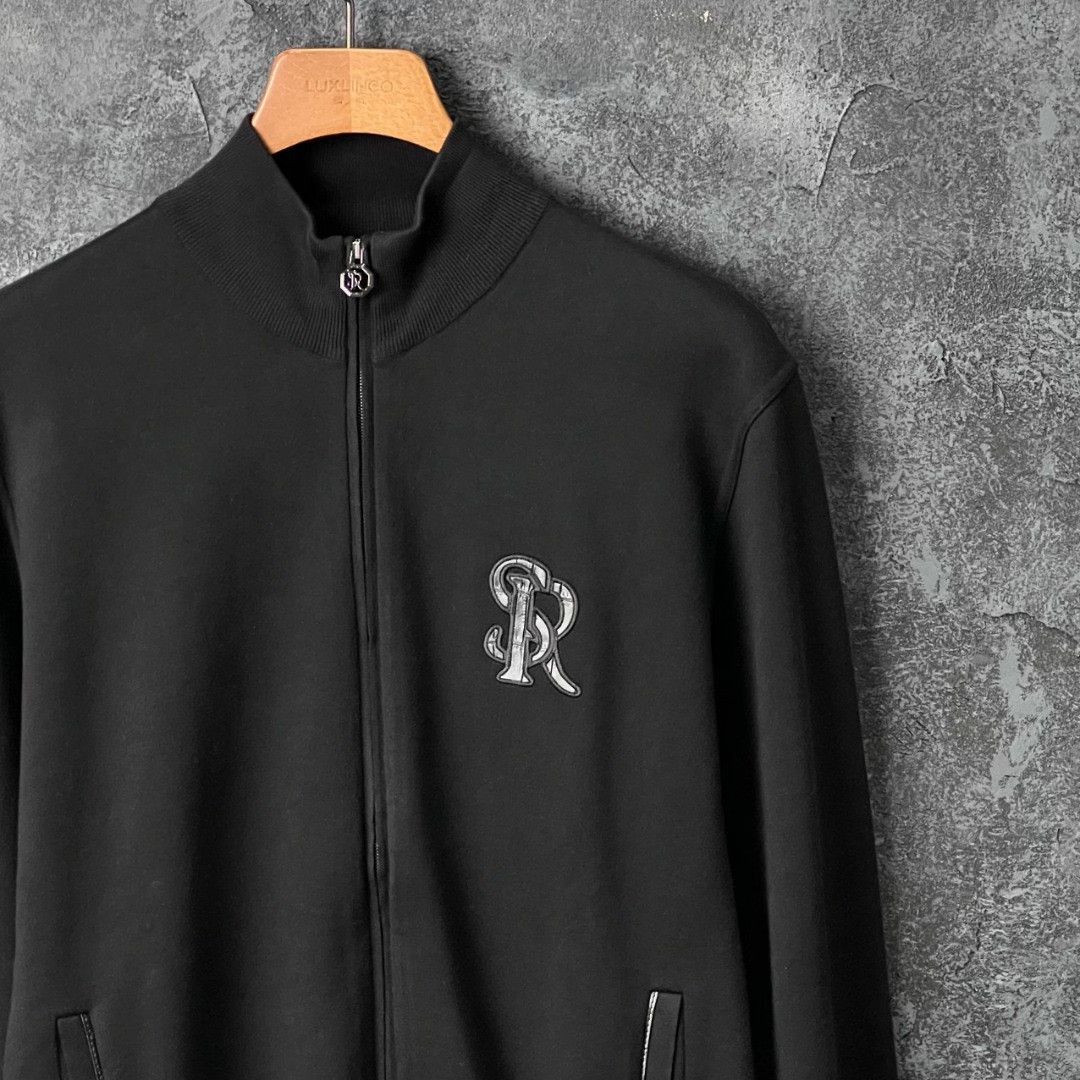 Stefano Ricci Stefano Ricci Embroidered Black Hoodie m Men Size US M / EU 48-50 / 2 - 3 Thumbnail