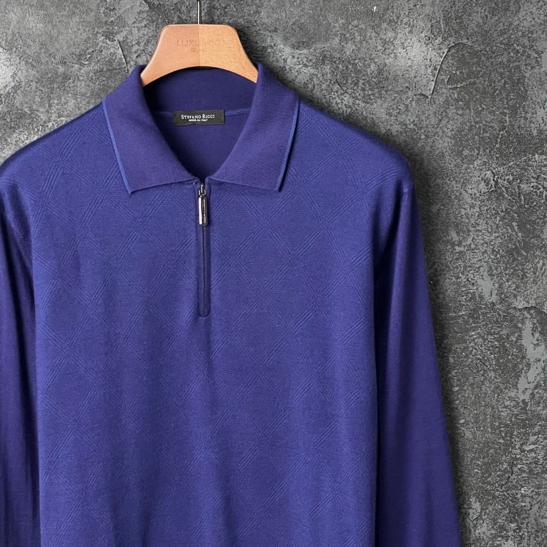 Stefano Ricci Stefano Ricci Knit Polo m Men Size US M / EU 48-50 / 2 - 3 Thumbnail
