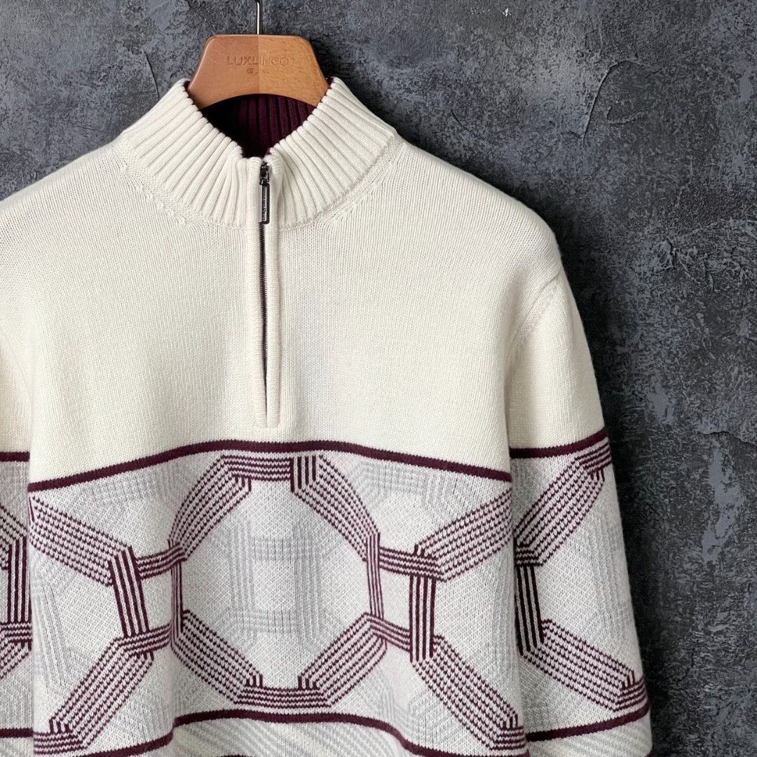 Stefano Ricci Stefano Ricci Knit Beige Sweater m Men Size US M / EU 48-50 / 2 - 3 Thumbnail