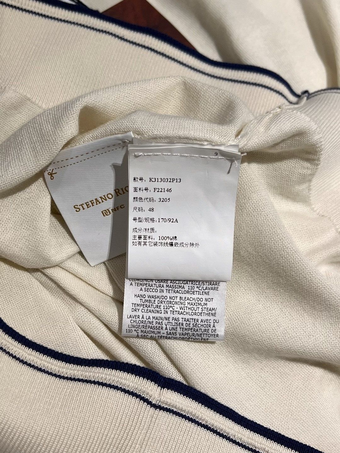 Stefano Ricci Stefano Ricci Cotton Beige T-Shirt m Men Size US M / EU 48-50 / 2 - 7 Thumbnail