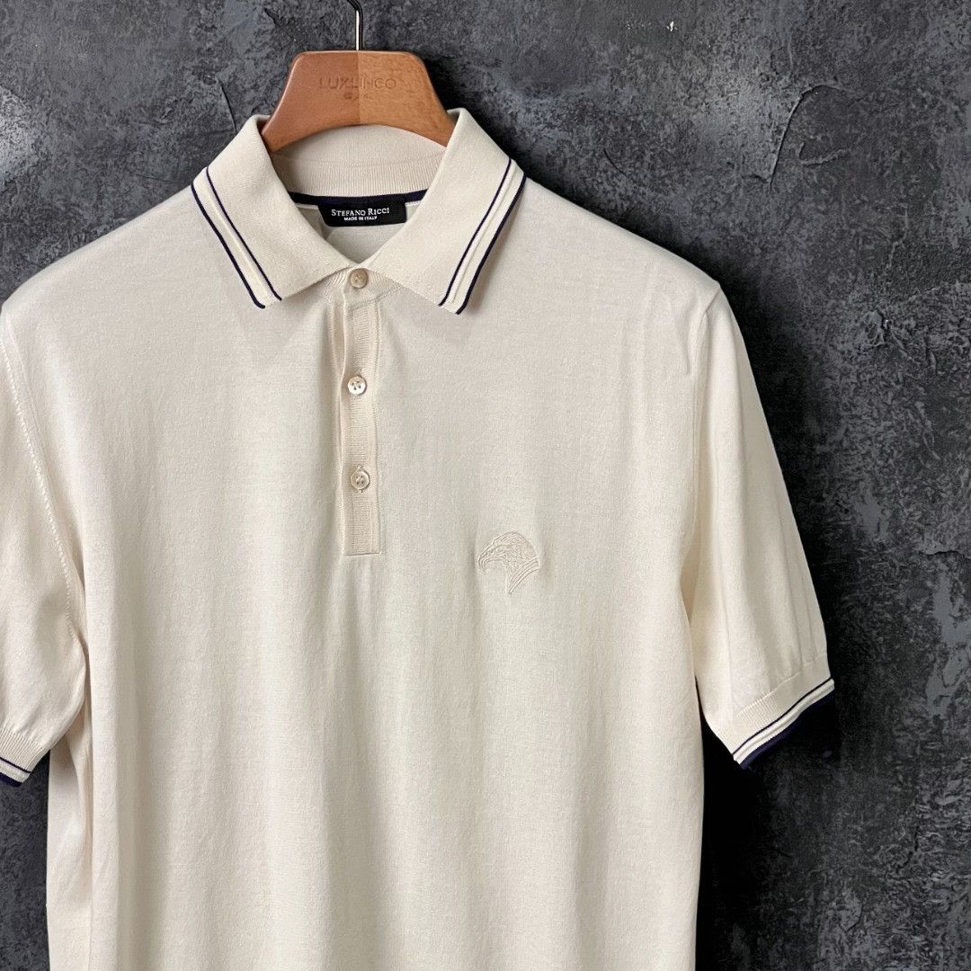 Stefano Ricci Stefano Ricci Cotton Beige T-Shirt m Men Size US M / EU 48-50 / 2 - 3 Thumbnail