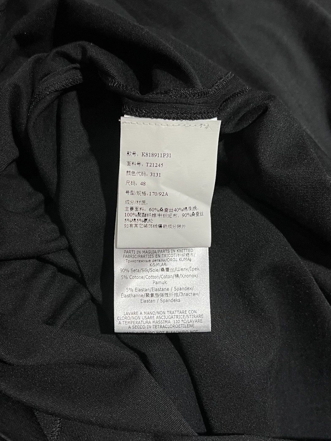 Stefano Ricci Stefano Ricci Embroidered Black T-Shirt m Men Size US M / EU 48-50 / 2 - 7 Thumbnail