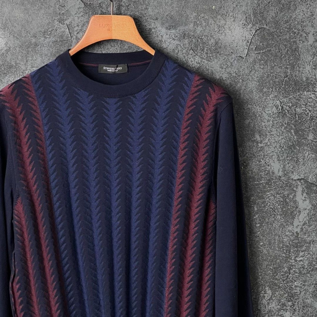 Stefano Ricci Stefano Ricci Knit Multi Sweater m Men Size US M / EU 48-50 / 2 - 3 Thumbnail