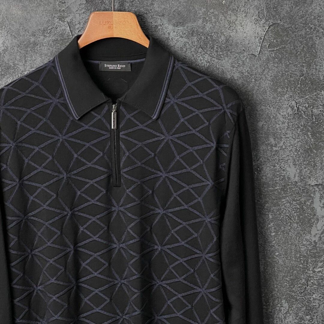Stefano Ricci Stefano Ricci Knit Polo m Men Size US M / EU 48-50 / 2 - 3 Thumbnail