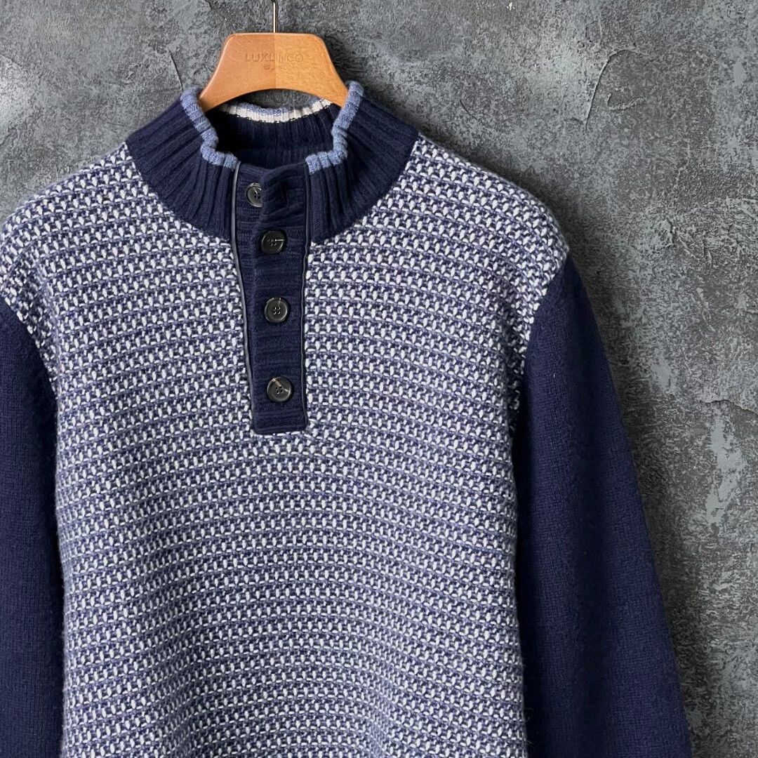 Stefano Ricci Stefano Ricci Knit Multi Sweater l Men Size US L / EU 52-54 / 3 - 3 Thumbnail