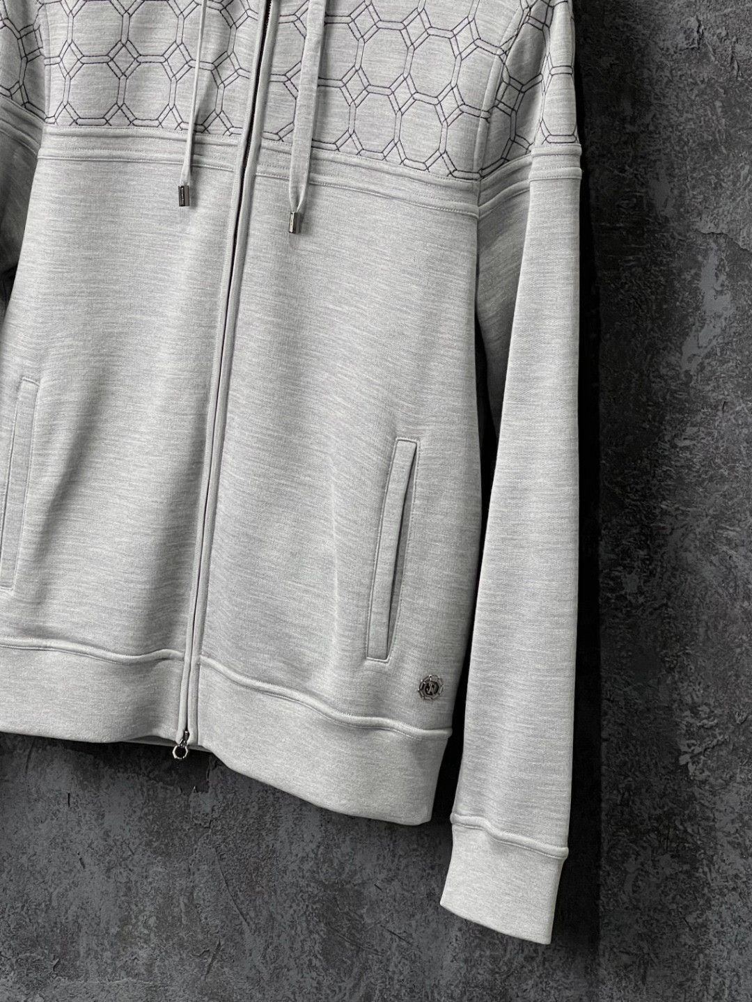 Stefano Ricci Stefano Ricci Patchwork Gray Hoodie m Men Size US M / EU 48-50 / 2 - 5 Thumbnail