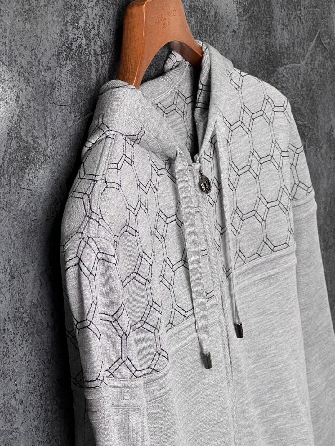 Stefano Ricci Stefano Ricci Patchwork Gray Hoodie m Men Size US M / EU 48-50 / 2 - 6 Thumbnail