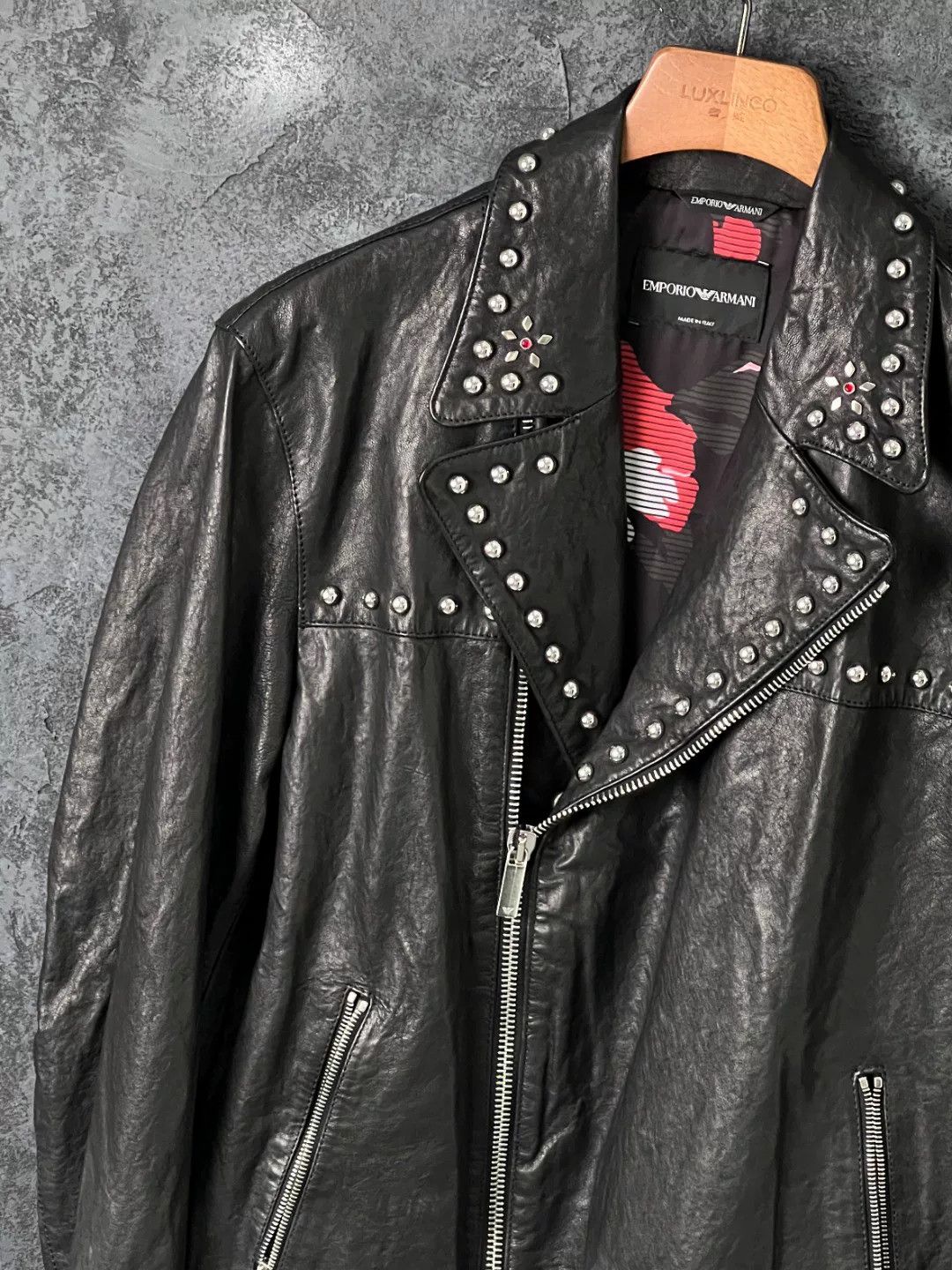 Armani Armani Leather Leather Jacket m Men Size US M / EU 48-50 / 2 - 4 Thumbnail