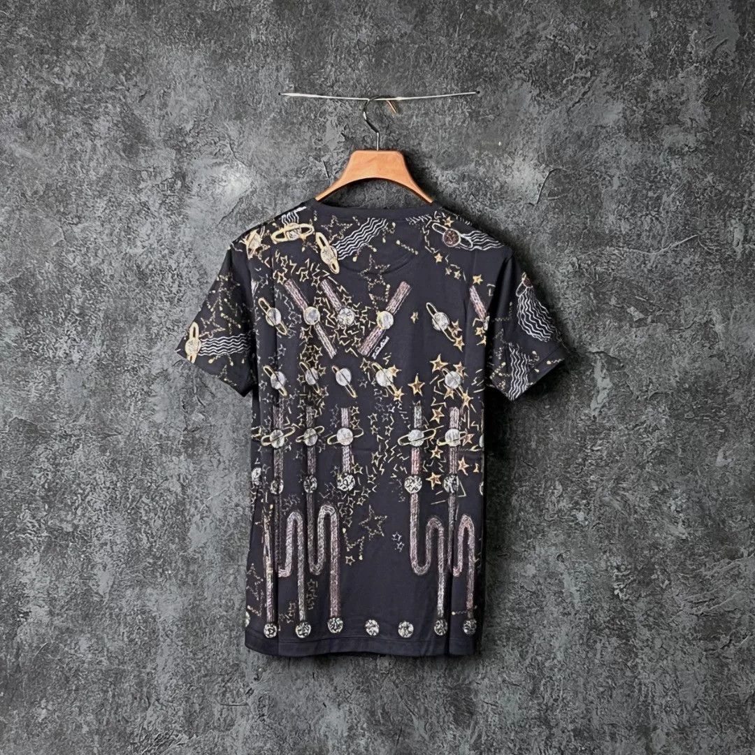 Valentino Valentino Cotton Printed T-Shirt m Men Size US M / EU 48-50 / 2 - 2 Thumbnail