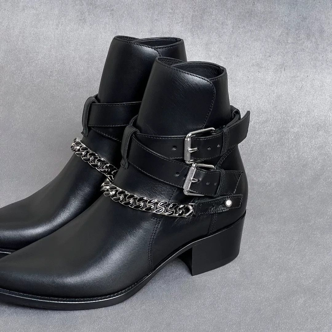 Amiri Amiri Leather Boots 8 Men Size US 8 / EU 41 - 2 Thumbnail