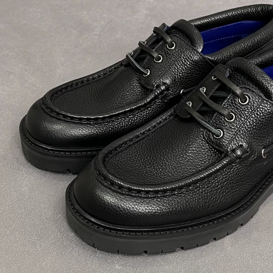 Burberry Burberry Leather Black Lowtop Sneakers 7 Men Size US 7 / EU 40 - 2 Thumbnail