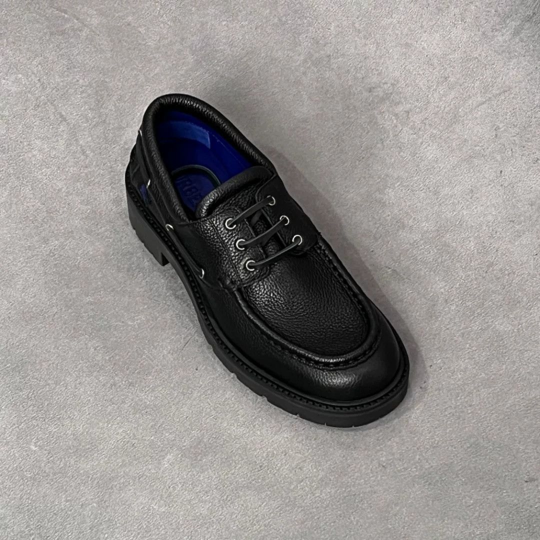 Burberry Burberry Leather Black Lowtop Sneakers 7 Men Size US 7 / EU 40 - 5 Thumbnail