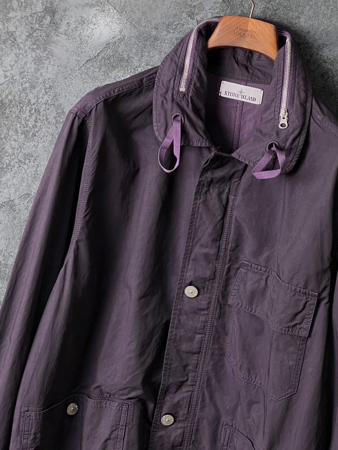 Stone Island Stone Island Cargo Purple Light Jacket l Men Size US L / EU 52-54 / 3 - 4 Thumbnail