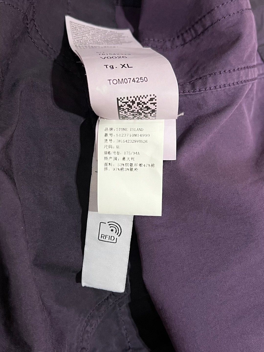 Stone Island Stone Island Cargo Purple Light Jacket l Men Size US L / EU 52-54 / 3 - 7 Thumbnail