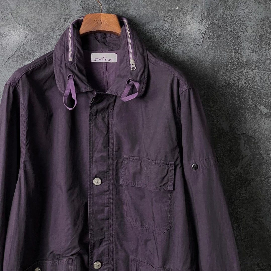Stone Island Stone Island Cargo Purple Light Jacket l Men Size US L / EU 52-54 / 3 - 3 Thumbnail