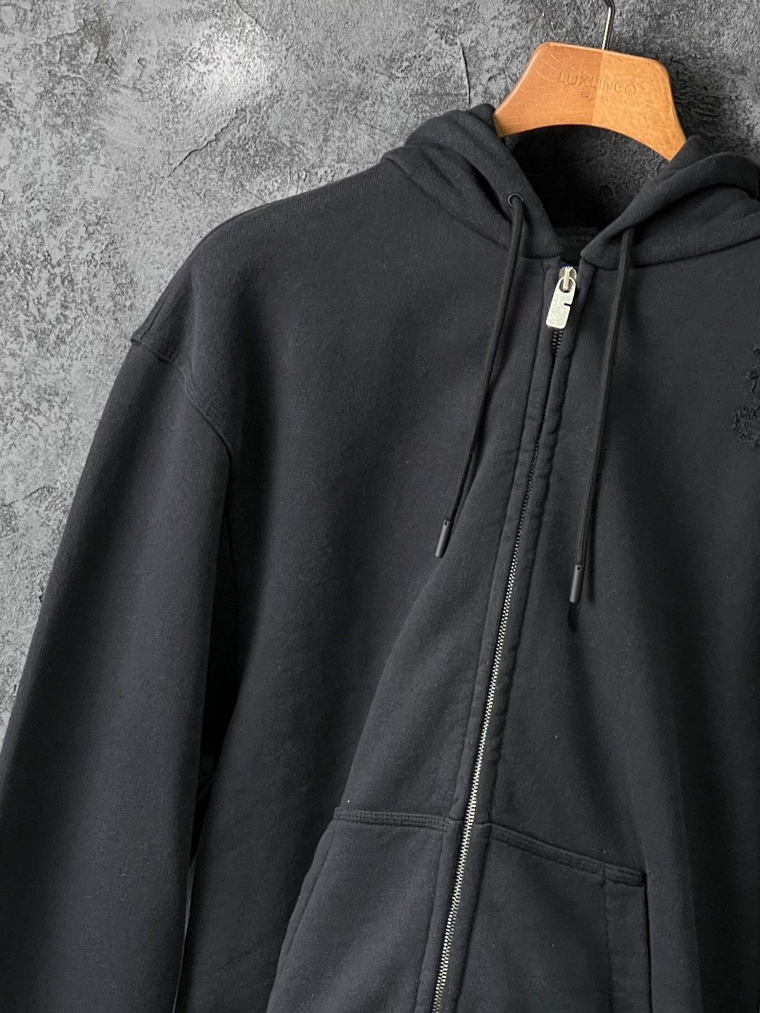 Burberry Burberry Cotton Black Hoodie l Men Size US L / EU 52-54 / 3 - 4 Thumbnail